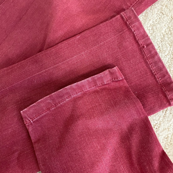 Andrew Marc Red Legging Jeans size 27 USA Made - Picture 6 of 8